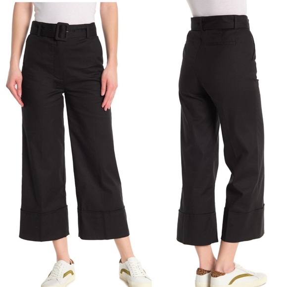 Frame Belted Cropped Pants New Size 4 - Picture 2 of 7